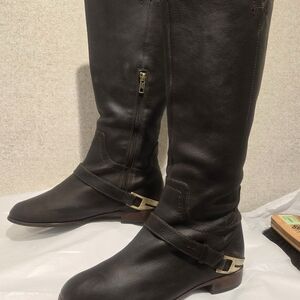 UGG Channing II Riding Boots. Dark Distressed Brown Women 8 Closing Closet